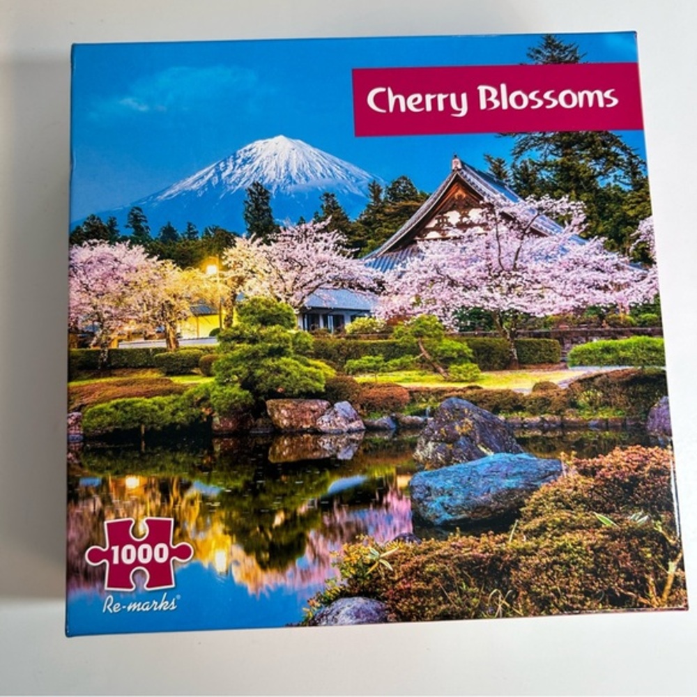 Re-marks‎ Cherry Blossoms 1000 Piece Puzzle Still Sealed